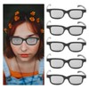 SUPVOX 5 Pcs 3D Glasses: Circular Polarized Non-Flashing Passive 3D