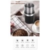 Electric Coffee Grinder 3.5 oz Capacity, Adjustable Herb & Spice