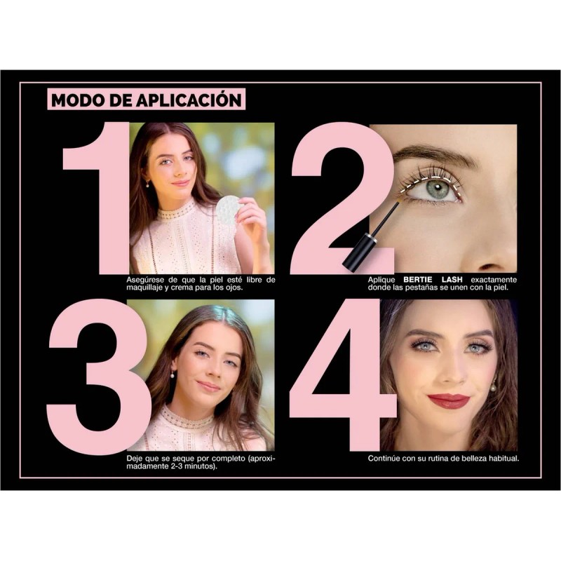 Suero Alargador/fortalecedor De Pestañas/cejas Bertie Lash