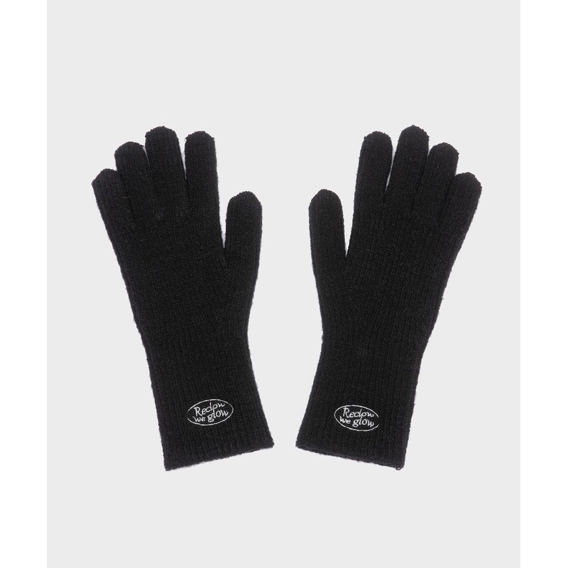Liqlow Reclow RC KNIT LOGO Gloves BLACK