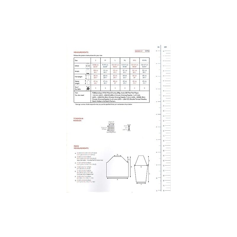 Sirdar Jewelspun Chunky Knitting Pattern - 10702 Ladies Sweater