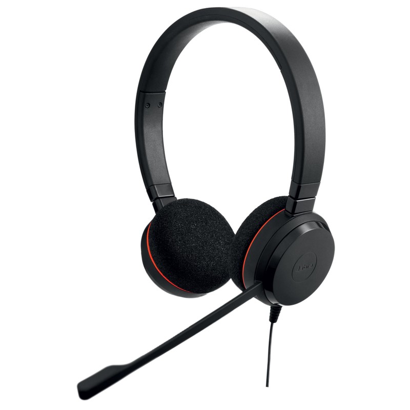 Jabra Evolve 20 Stereo Headset – Unified Communication Certified Headphones