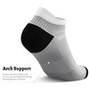 Compression Socks No Show Plantar Fasciitis Sock for Men and