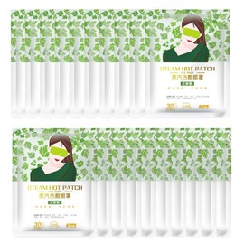 Pack of 20 Warming Eye Masks, Steam Eye Mask, Warm Eye Compress, Wormwood Eye Mask, Helps with Dry, Swollen Eyes and Dark Circles, Eye Care