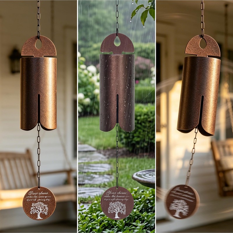RiKoDaM 27" Wind Chimes for Outside, Deep Tone Serenity Bell