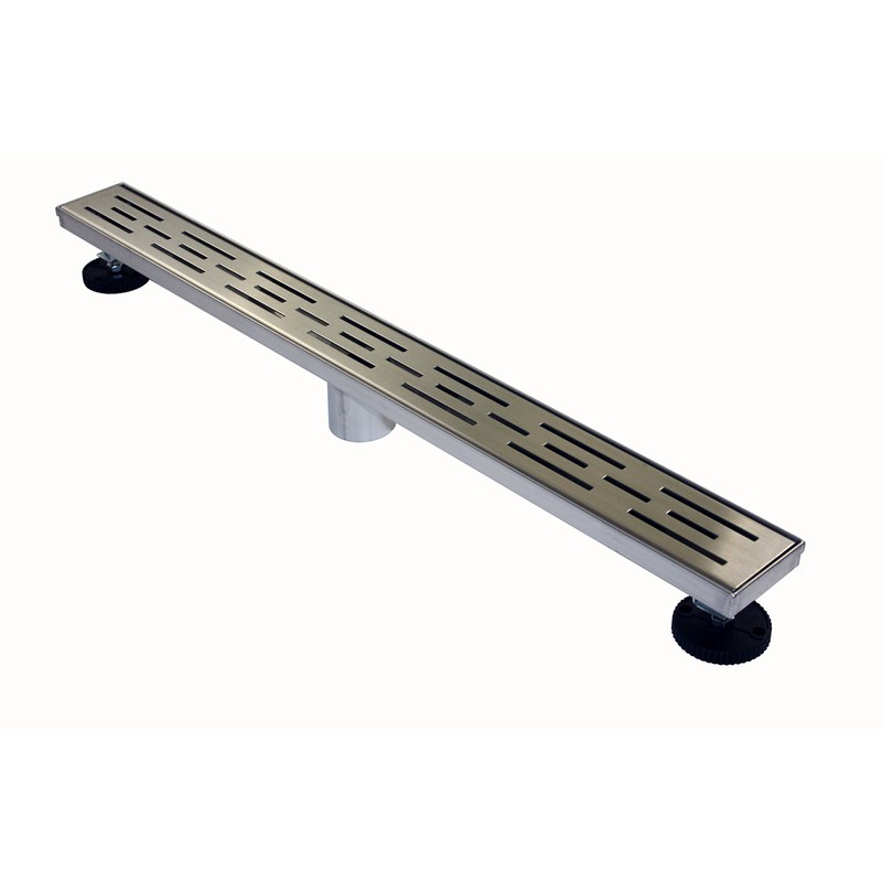 Novalinea ZA Linear Shower Drain - 32 Inch Brick Pattern