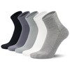 SERISIMPLE Men’s Bamboo Viscose Ankle Quarter Thin Socks Breathable Soft