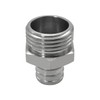Fitvell Stainless Steel Garden Hose Adapter Fitting 3/4" PEX Barb