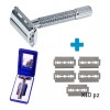 Mafab Rastrillo Acero Inoxidable Reutilizable + Navajas Full