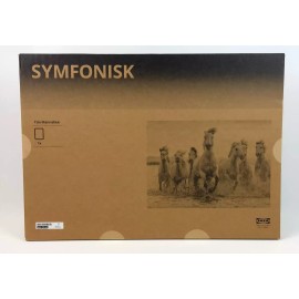 IKEA Symfonisk Picture Frame Cover for Speaker Panel Horses 605.478.65 New