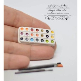 SMA 1:12 Dollhouse Miniature Paint Set AZ IM65337