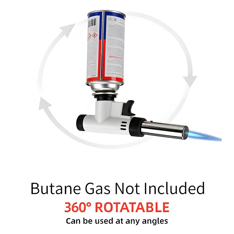 Butane Torch, Culinary Blowtorch for Creme Brulee (no gas)