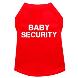 Baby Security Dog Tee Shirt | Sleeveless | Pregnancy Announcement | New Baby | Gender Reveal | Photoshoot (Assorted Colors)