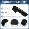 INFINAUTO Dash Cover Interior Sunshield Dashboard Carpet Mat with Sticker