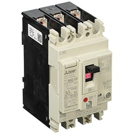 Mitsubishi Electric WS-V Series GT-Leakage Circuit Breaker, Compatible with Harmonics/Surges, Small Size, NV63-CVF 3P, 30A, 100-440V, 30MA