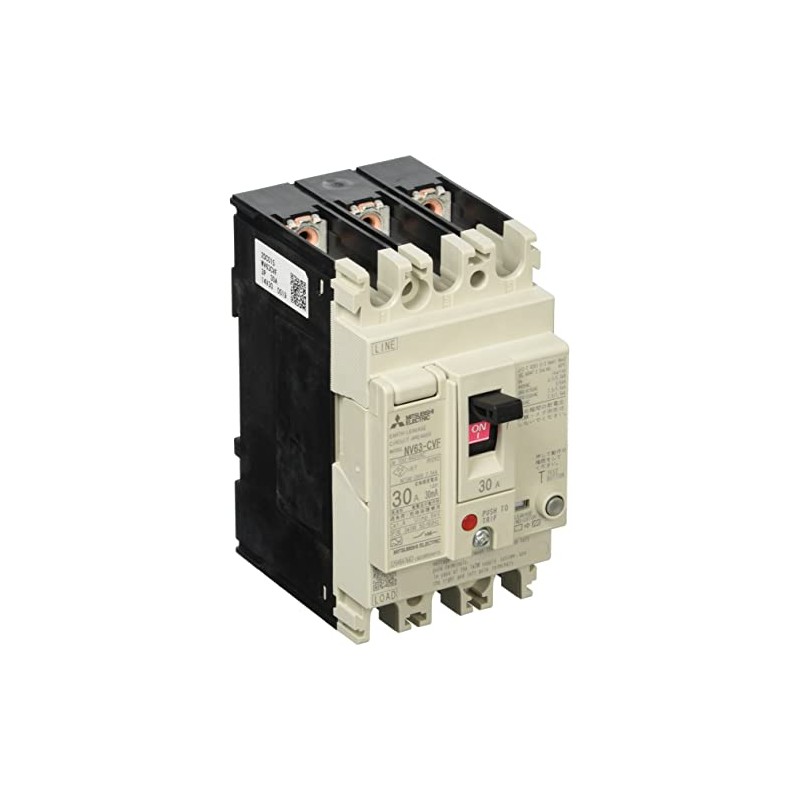 Mitsubishi Electric WS-V Series GT-Leakage Circuit Breaker, Compatible with Harmonics/Surges,