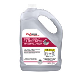 SC Johnson Professional Carpet Pre-Spray and Bonnet Cleaner, Carpet Cleaner Pre-Spray, 1 Gallon, 4 Count, for Professional Use Only