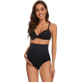 KUNINDOME Seamless Maternity Underwear Panties, 5 Pack, Medium