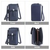 Genuine Leather Crossbody Cellphone Bag for Women RFID Blocking Phone