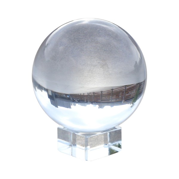 Sfera di vetro Fotografia 60 mm/80 mm K9 con supporto, sfera di vetro decorativa, sfera di cristallo, accessorio per fotografia
