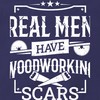 CafePress Carpenter Woodworker Men Have Woodworking Scars Kitchen Apron with