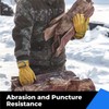 Winter Leather Work Gloves, Warm Thinsulate Lining for Cold Weather