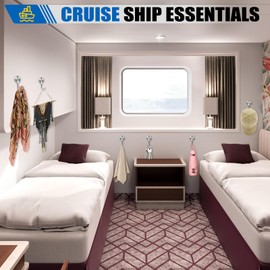 LOVIMAG Magnetic Hooks for Cruise Cabins, 60Lbs Swivel Magnetic Hooks Heavy Duty, Cruise Ship Essentials, Locker Accessories, Magnetic Hook for Classroom, Refrigerator, Hanging, Grill -10 Pack