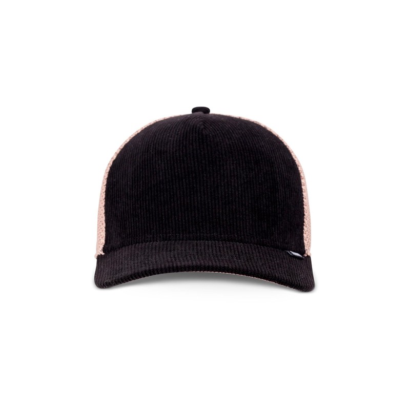 Djinns - Casual Cord 'n Mesh (Black/Bisque) - Trucker Cap