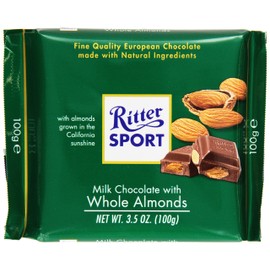 Ritter Sport Whole Almond Bar 100 Gram