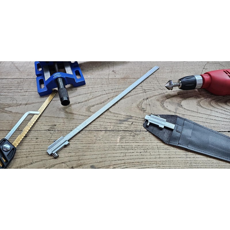 WRS Precision Scriber Caliper with Roller and Locking Screw, INOX,