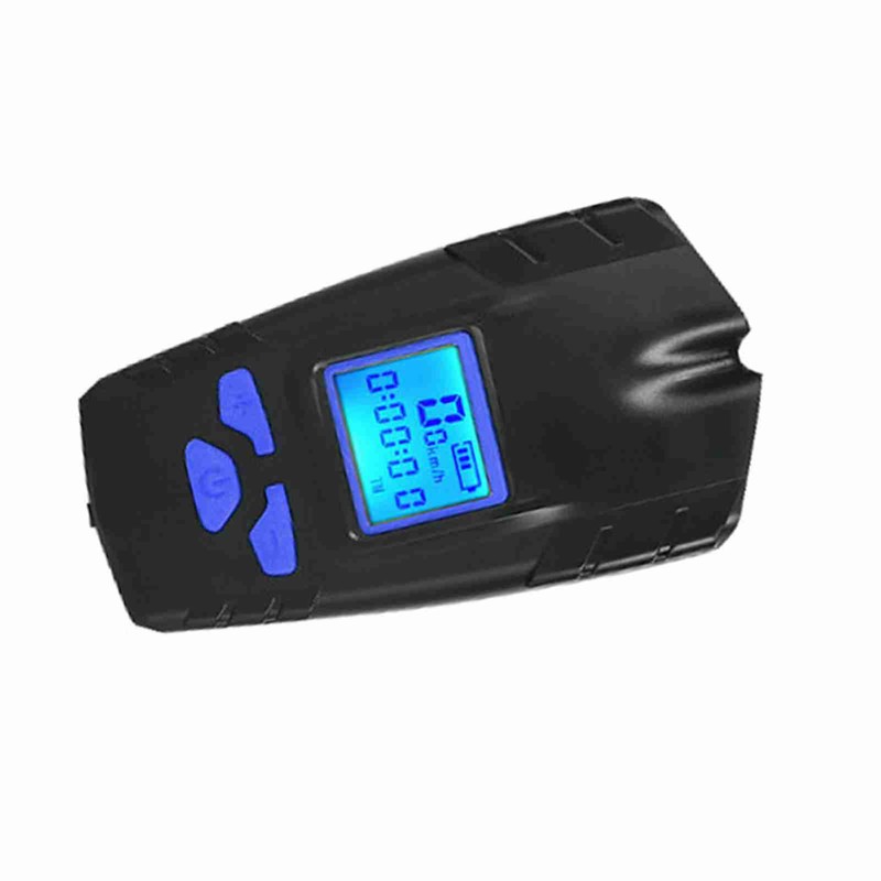 Bicycle Head Light Bike with Speedometer Wireless Horn 2000mAh Waterproof