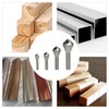 NIYATA 4Pcs Countersink Bit Set for Steel, Metal, Wood, Plastic,