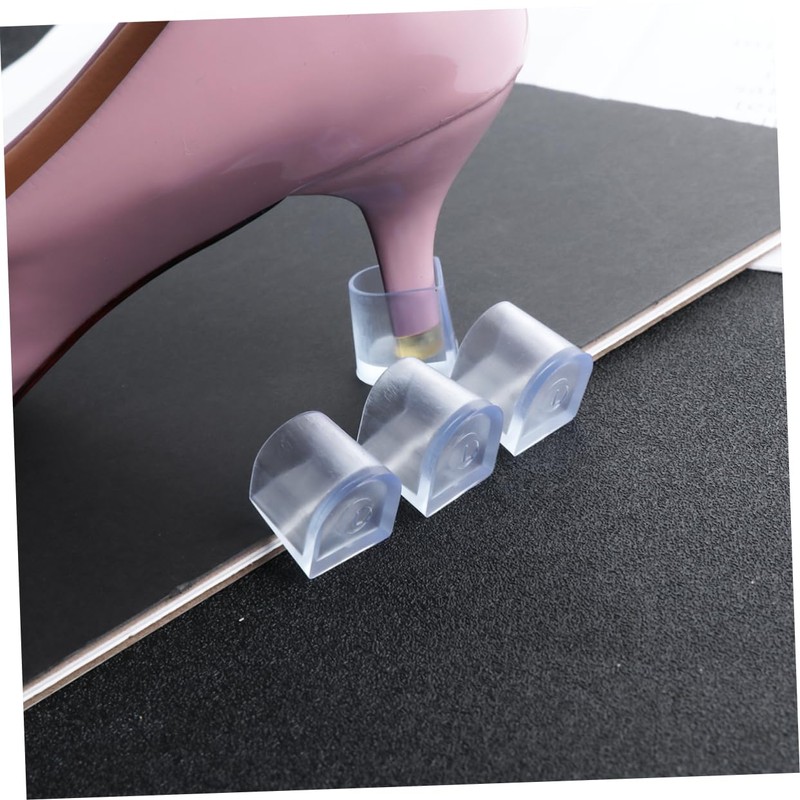 SAFIGLE 5pair High Heel Protector Cover Antiskid Shoe Heel Protectors