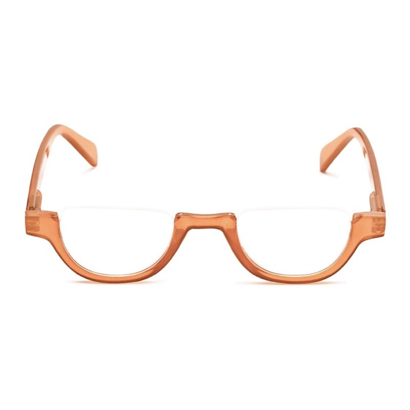 The Shay Colorful Semi-Rimless Half Reader Reading Glasses, + 2.75