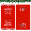 Cosiesnest Pack of 2 Tea Towels Christmas Kitchen Towels 45