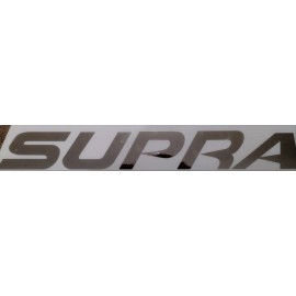 SUPRA -2- SUPRA BOAT CHROME Decals Decal Sticker PAIR L@@K Ski Wakeboard Tube