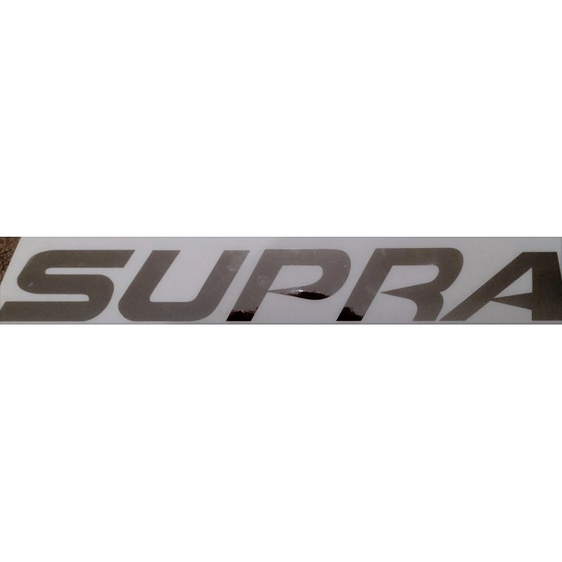 SUPRA -2- SUPRA BOAT CHROME Decals Decal Sticker PAIR L@@K