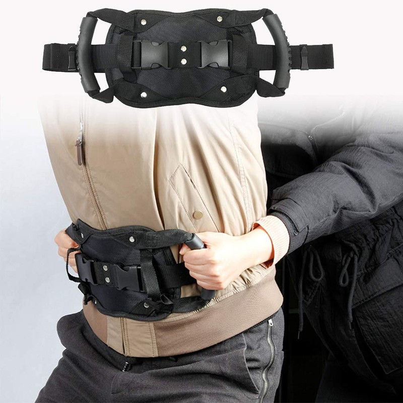 Selotrot Motorcycle Seat Belt System for Passenger Passenger Adjustable Strap