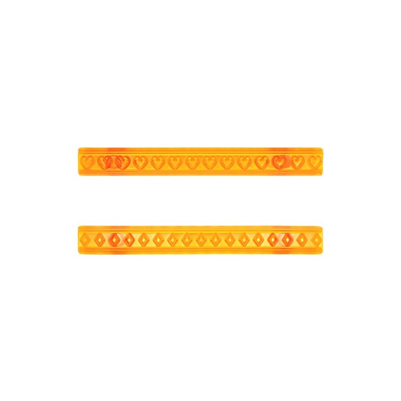 PME JEM Heart & Diamond Ribbon Cutters, Set of 2,