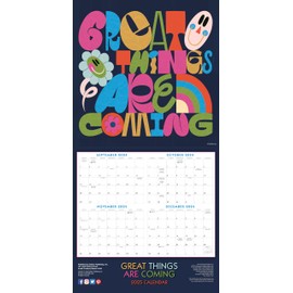 Great Things are Coming 2025 Wall Calendar by Mel Cerri, 12"x 12"