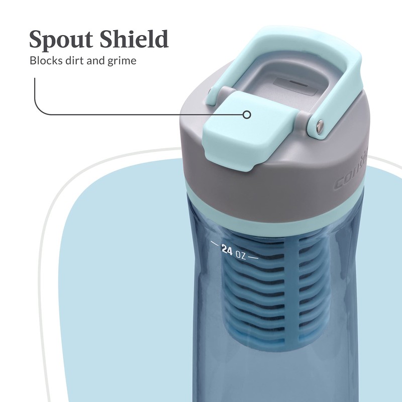 Contigo Clybourn Beverage|Botellas de agua, 24 onzas, hielo oscuro