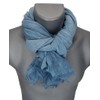 Ella Jonte Wide Men's Scarf in 3 Colours Blue Beige