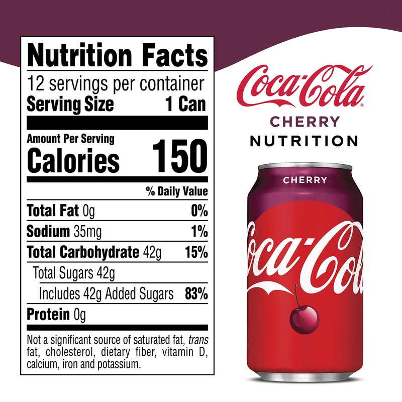 Coca-Cola Fridge Pack Bundle, Cherry, 12 Fluid Ounce