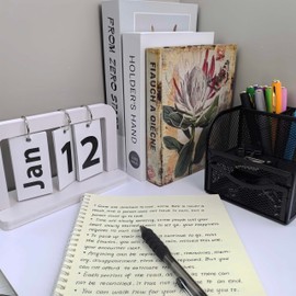 Fengtaiyuan Black Ink, 0.38mm, Retractable Gel Ink Rollerball Pens, Ultra Fine, Comfortable Grip, Easy Hold, Writting Smooth, 12 Pack (BlackZS038P12)