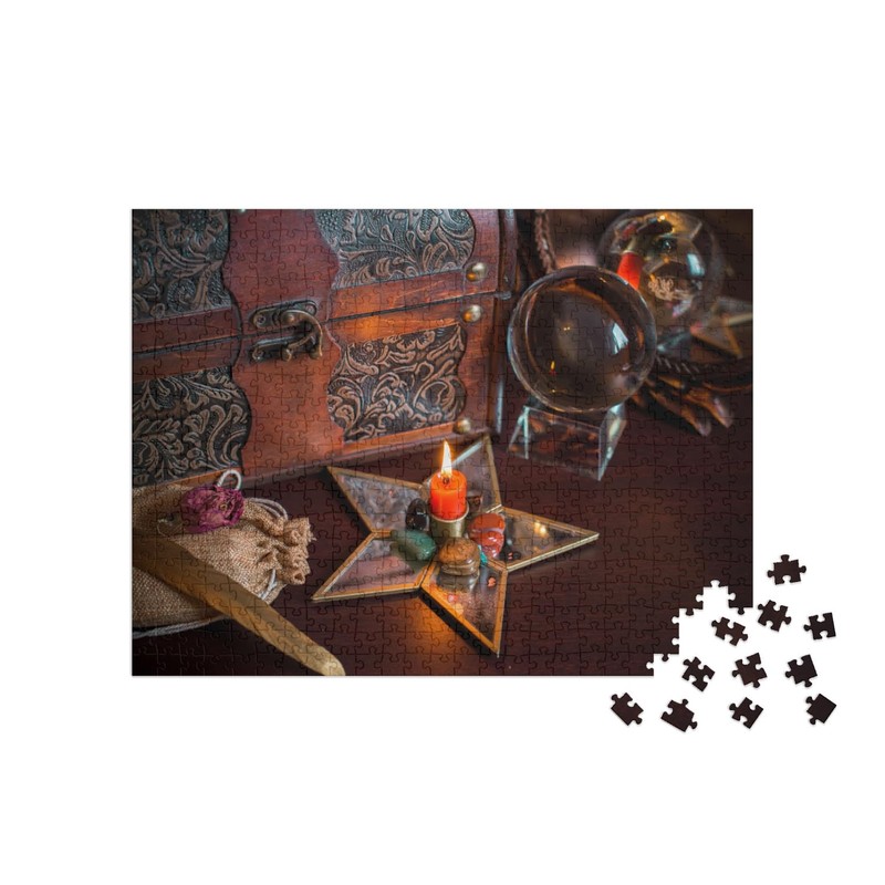 puzzleYOU: 500 Piece Puzzle "A Fortune Teller" - From the