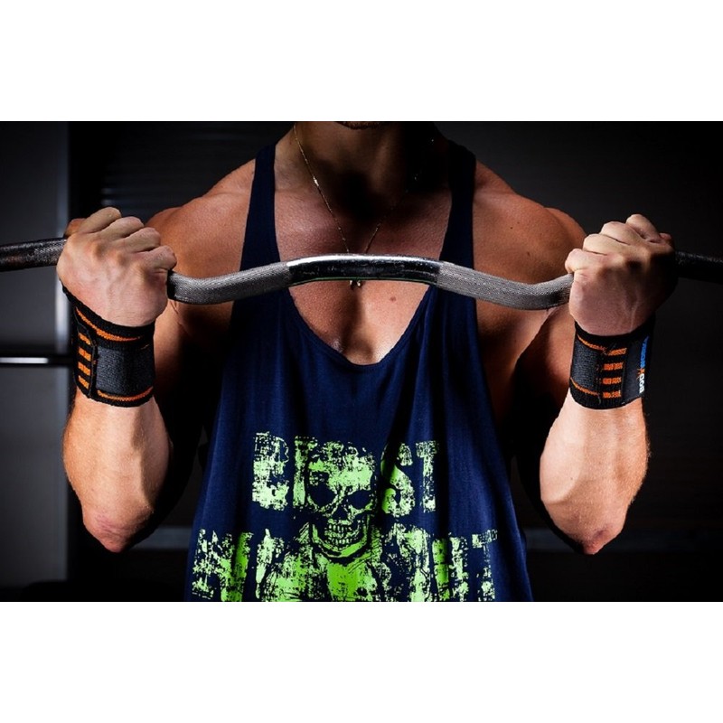 Bodyworks Weight Training Wrist Support Set with Grip Pad