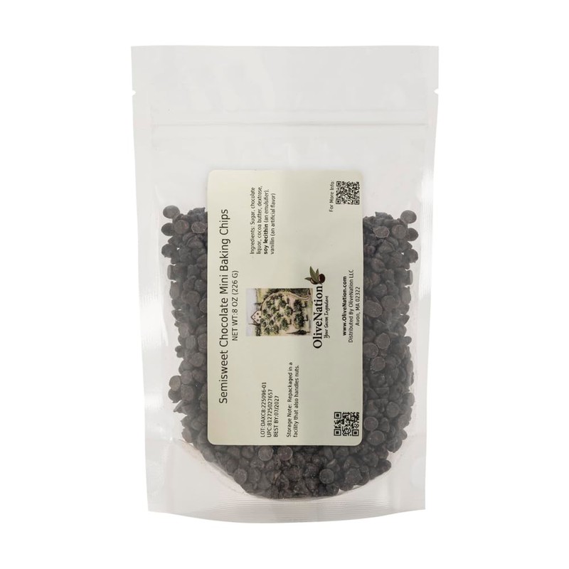 OliveNation Semisweet Chocolate Mini Baking Chips 80 ounces