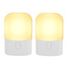2pcs LED Night Light 3 Brightness Adjustable Soft White 2700K