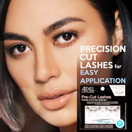 Ardell Pre-Cut False Lashes 901 with Free DUO adhesive, 4 packs