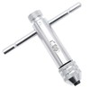 QISF Adjustable Ratchet Tap Wrench，T-Handle Threading Wrench for Metric M5-M12